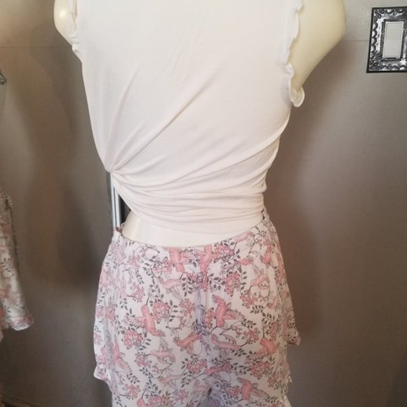 La Vie En Rose "You Will Forever Be My Always" Light Pajamas, Top and Bottoms - Picture 4 of 5